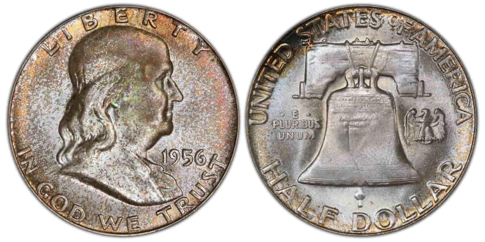 an image of 1956 Franklin Half Dollar coin