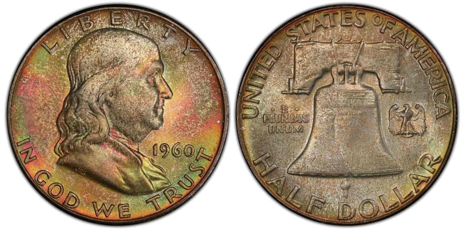 an image of 1960 Franklin Half Dollar coin