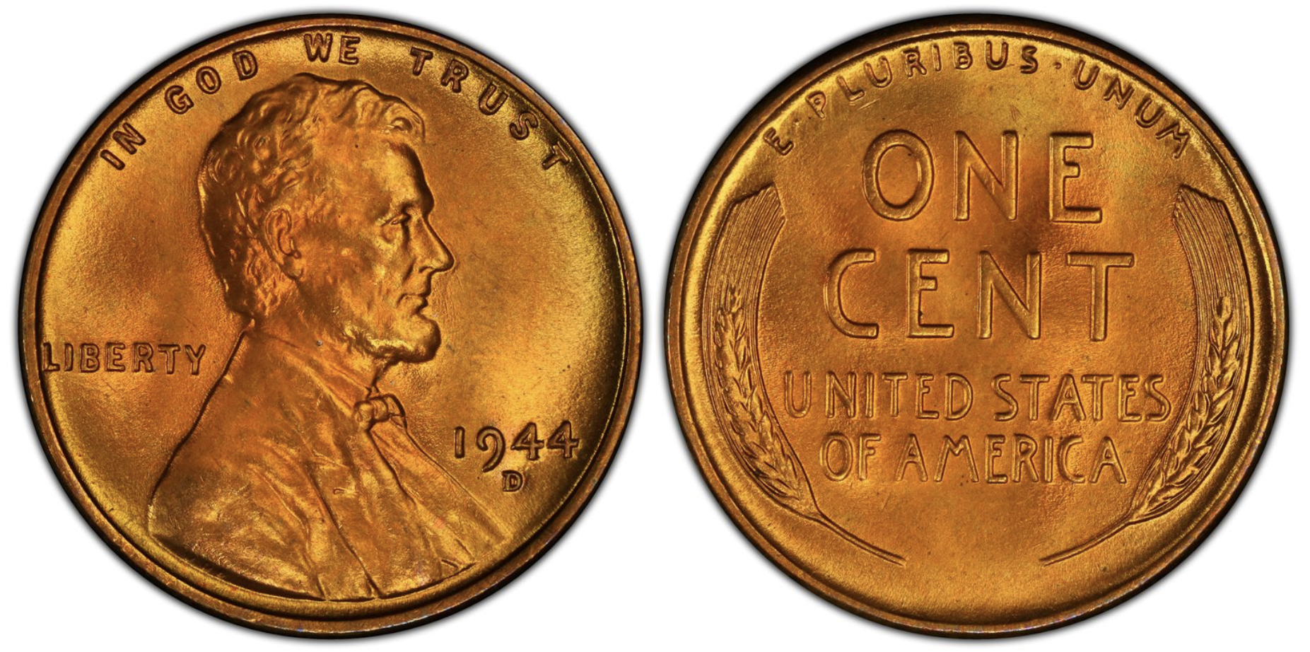 1944 Wheat Penny value