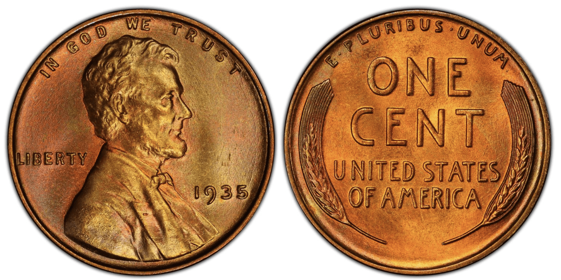 1935 wheat penny value