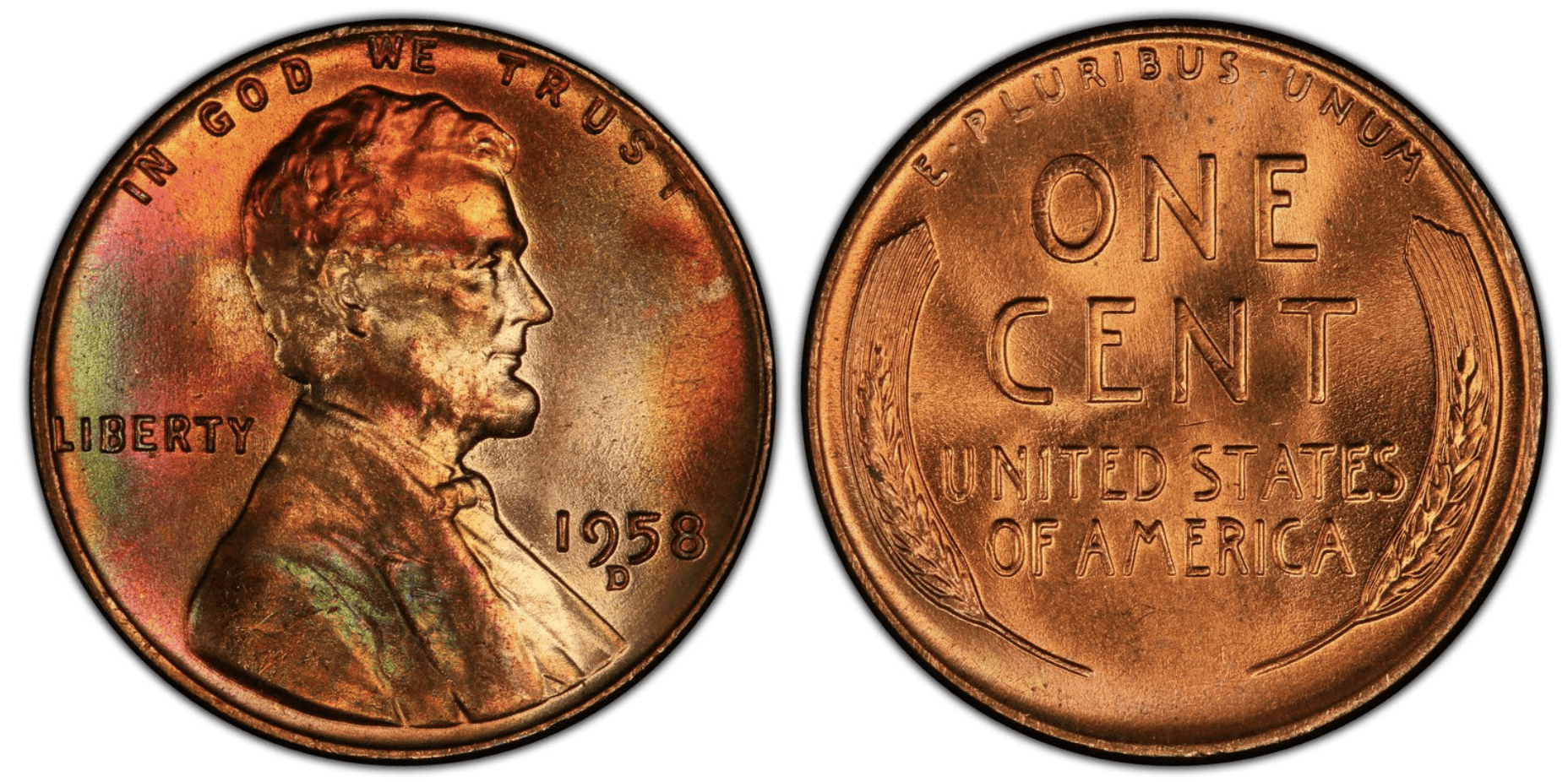 1958 D Wheat penny value