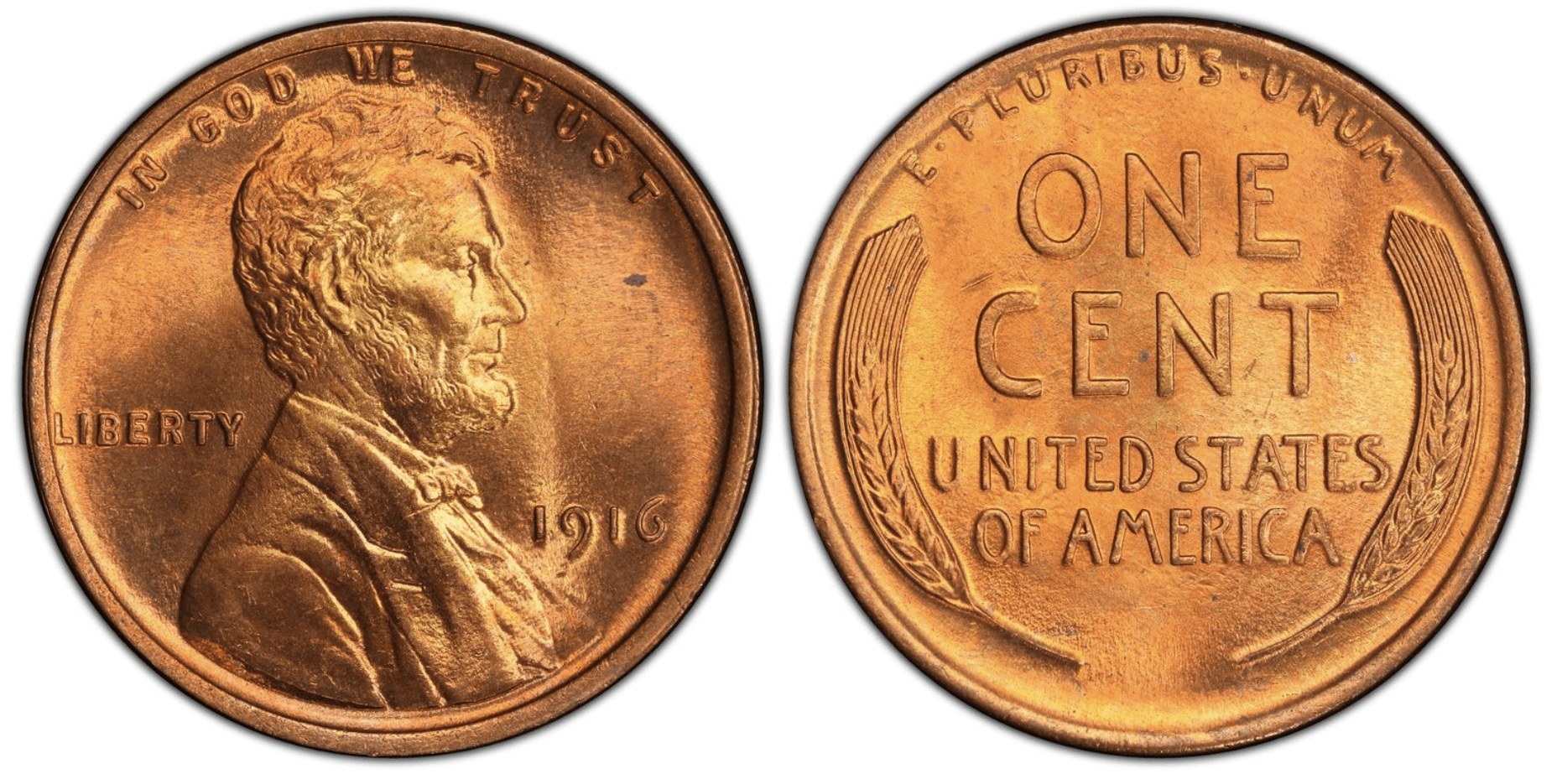 1916 wheat penny value