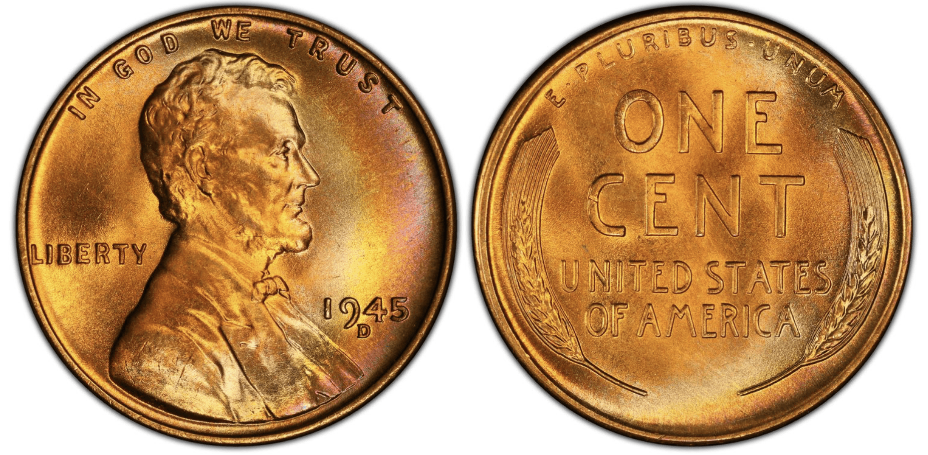 1945 D Wheat Penny value