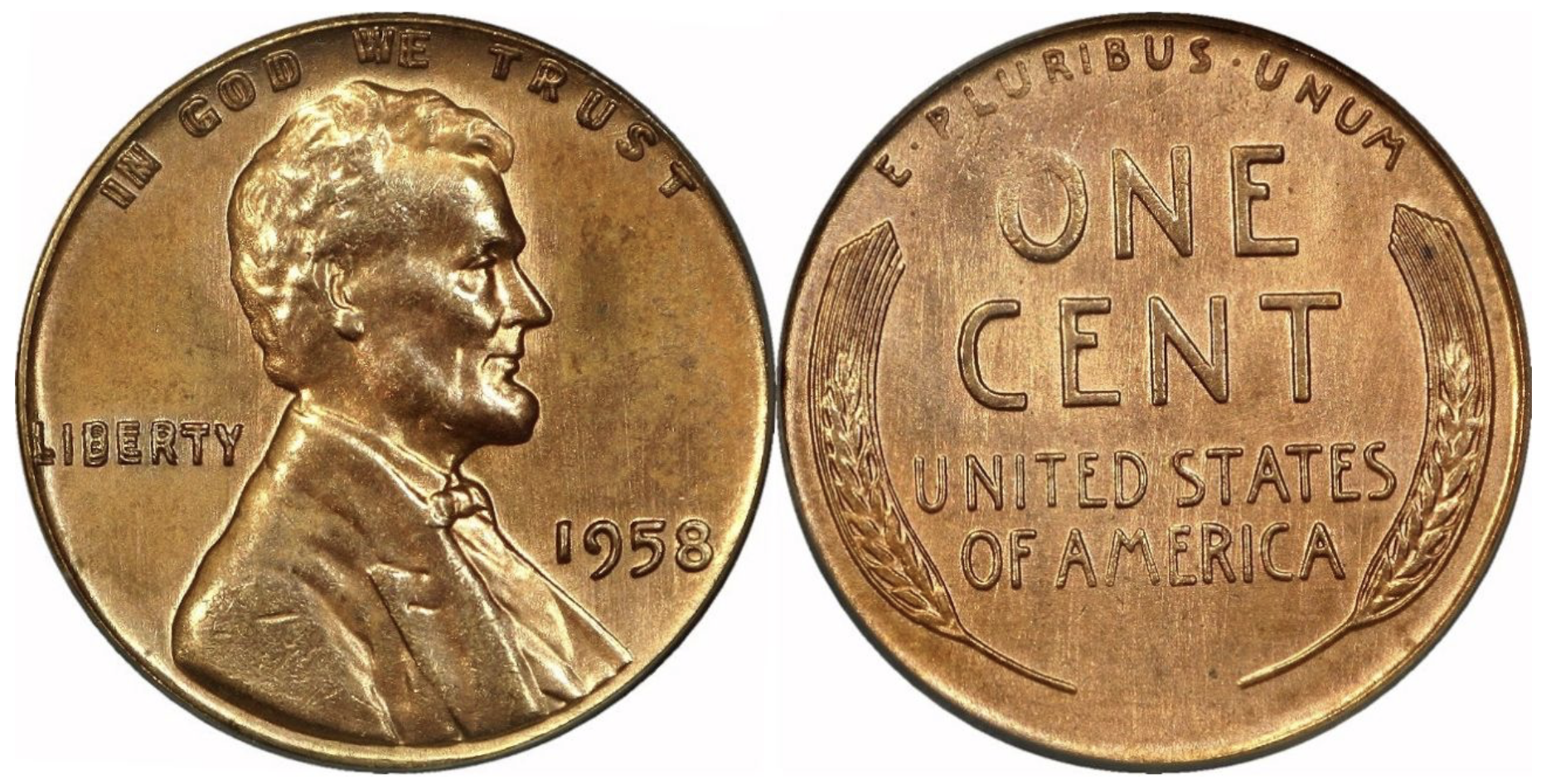 1958 Wheat Penny Value