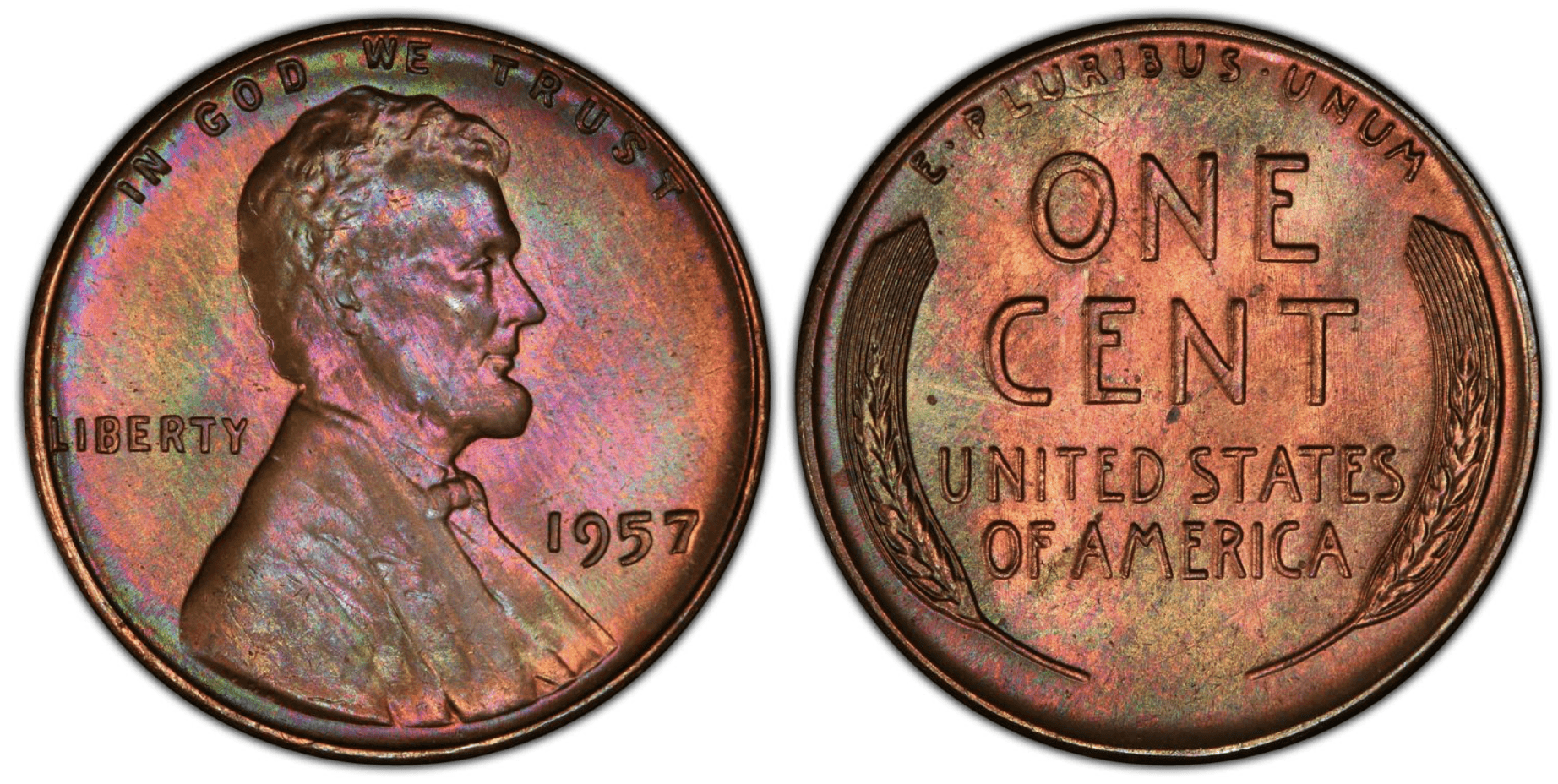 1957 Wheat Penny value