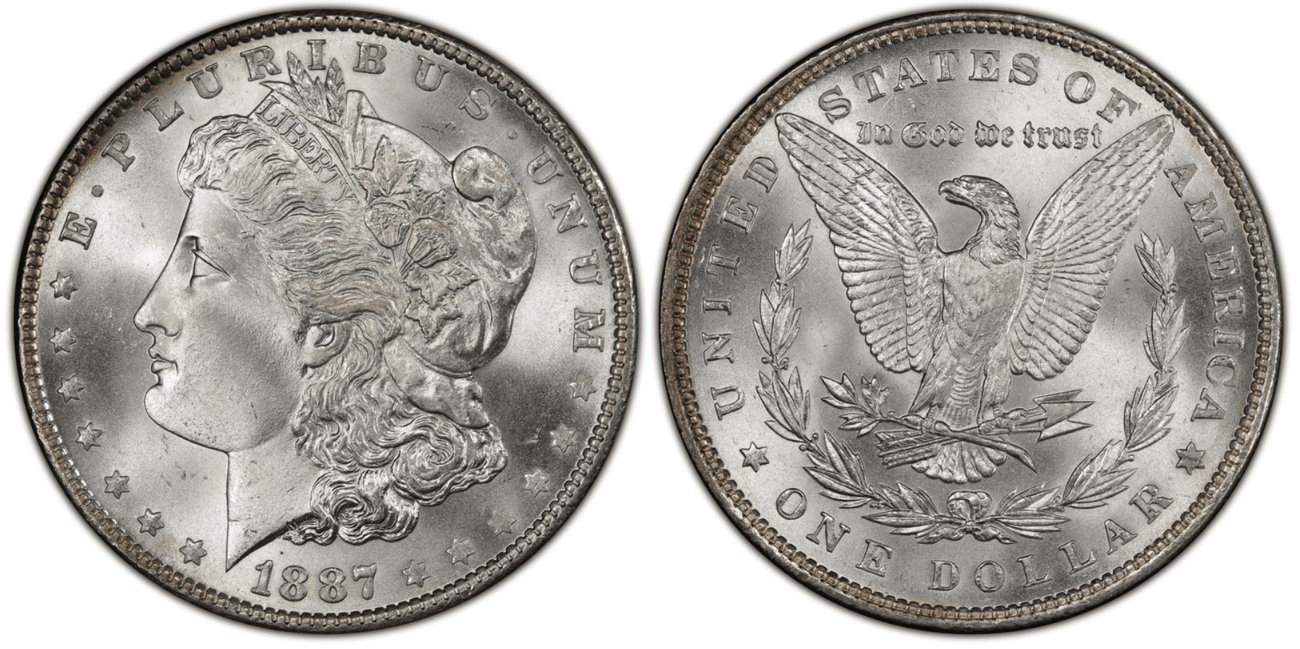 1887 Morgan Silver Dollar