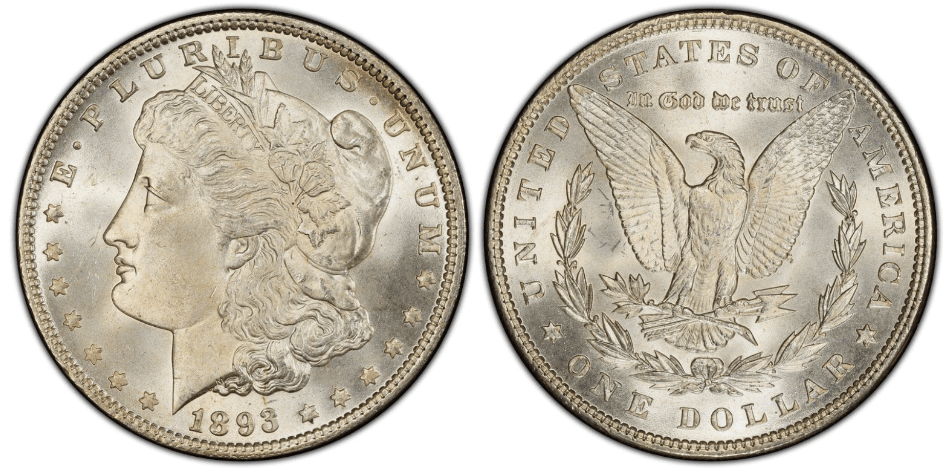 1893 Morgan Silver Dollar Value