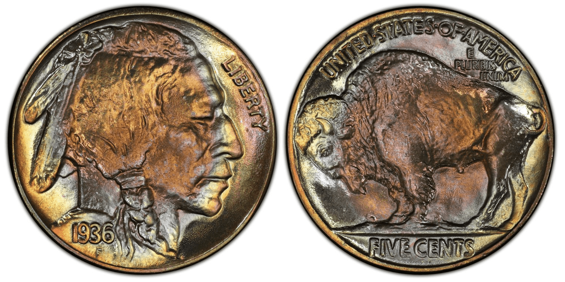 1936 buffalo nickel value