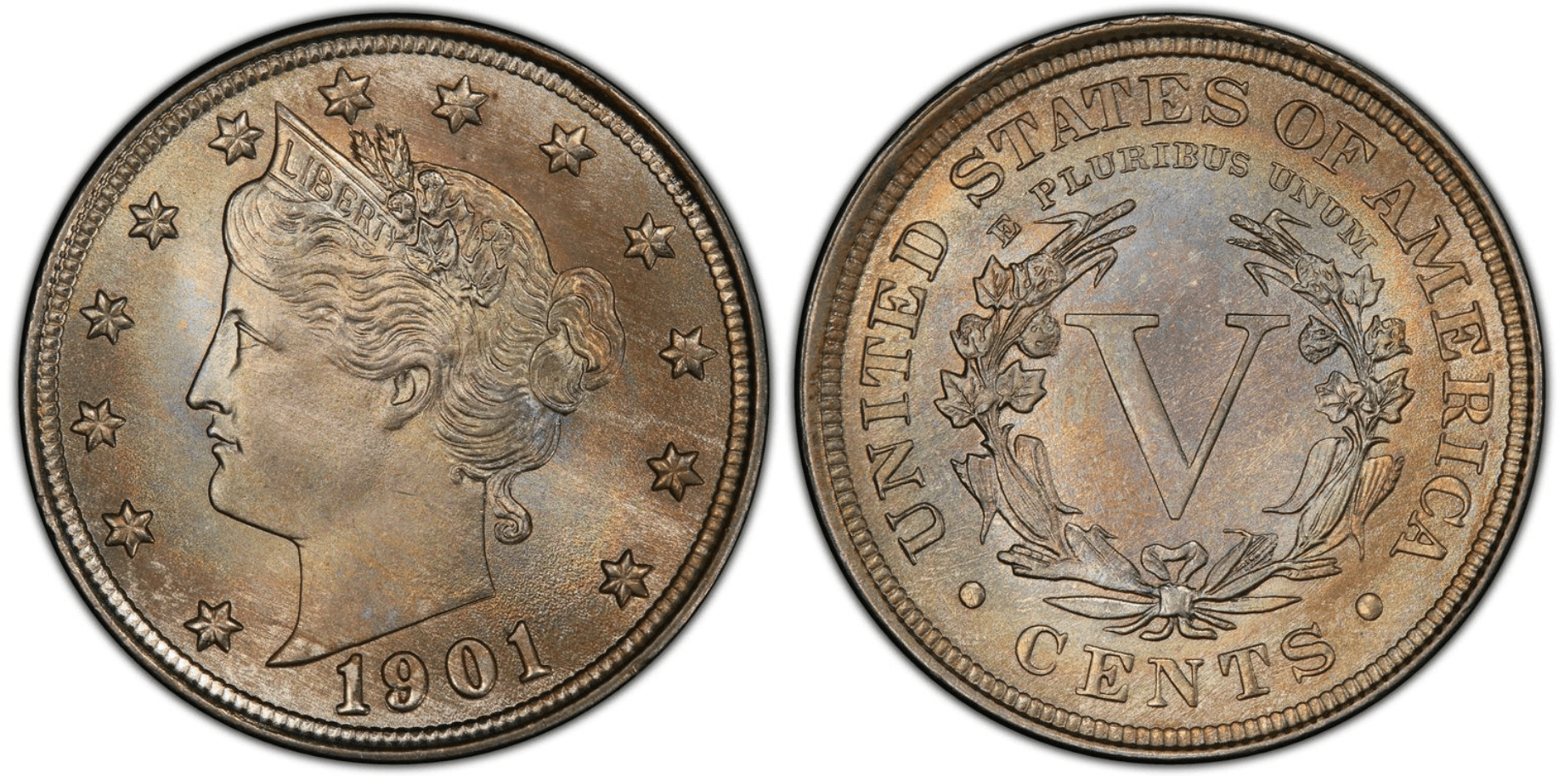 1901 V Nickel Value