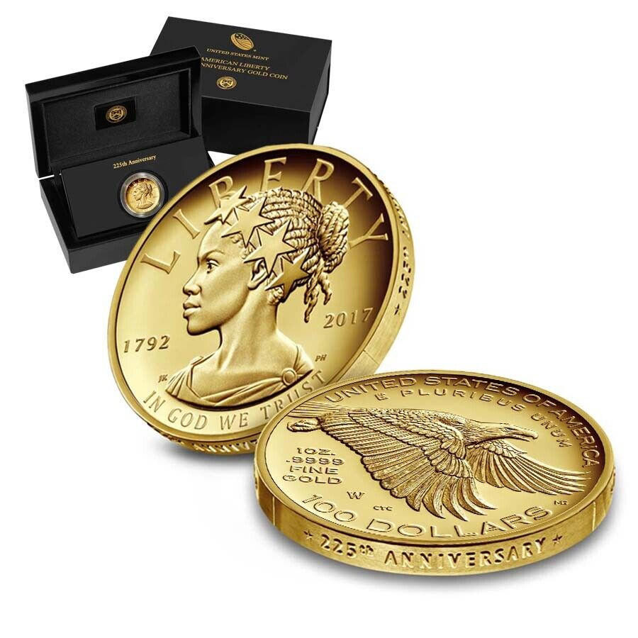 2017 $100 American Liberty 225th Anniversary Gold Coin (1oz)