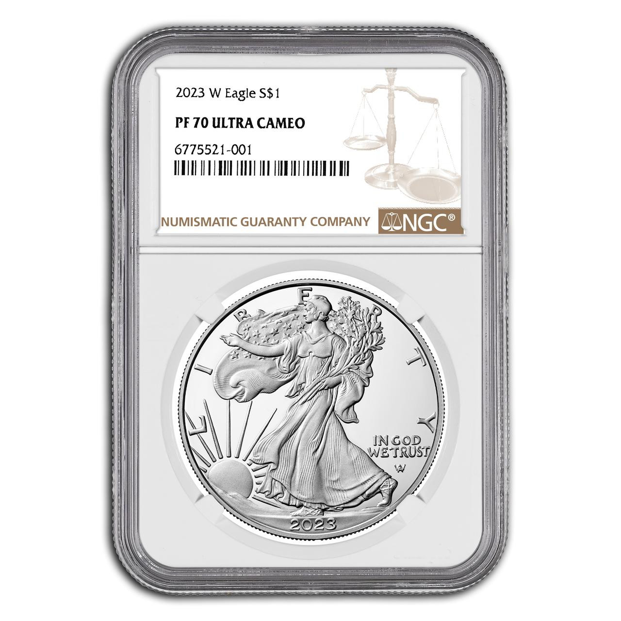 2023-W Proof Silver Eagle NGC PF70 UCAM