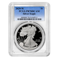 2020-W Proof Silver Eagle PCGS PR70