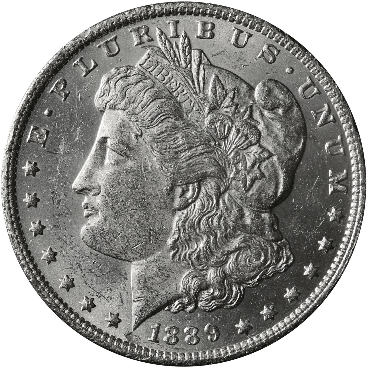 1878-1904) Morgan Silver Dollar (BU) $1 Brilliant Uncirculated at