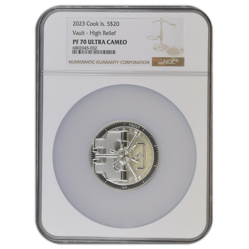 2023 Cook Islands $20 Silver Vault NGC PF70 UCAM - 1/10
