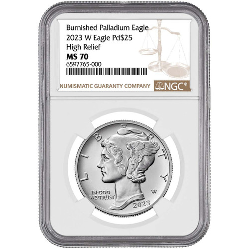 2023 $25 Reverse Proof Palladium Eagle NGC Rev PF70