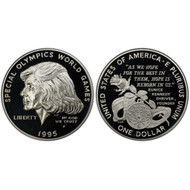 コレクション Olympic Dollar .900 Fine Silver Proof bullionshark-1995-special-