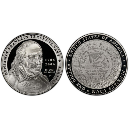 Buy 2006 Franklin Founding Father Dollar GEM Proof online at