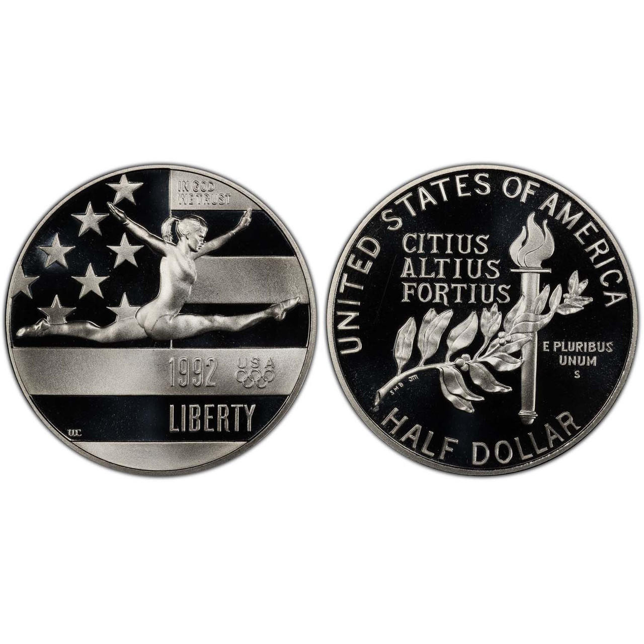 CELEMONIES D’AFLIQUE Buy 1992 Olympic Half Dollar GEM Proof online at Bullion Shark.