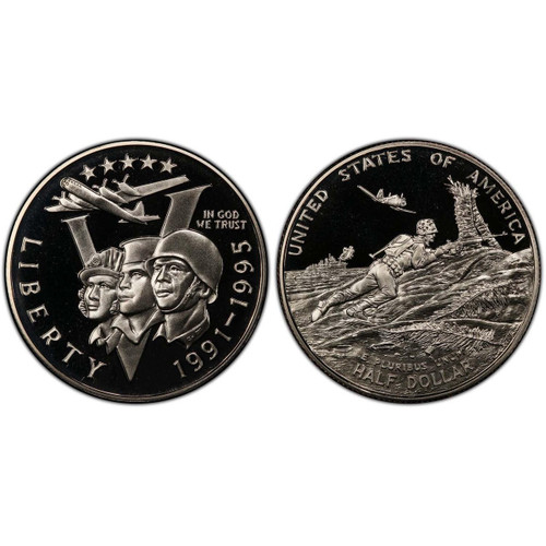 Buy 1993 WWII Half Dollar GEM Proof online at Bullion Shark.