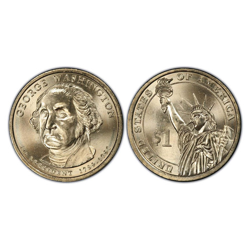 Buy 2007-D George Washington Presidential Dollar online.