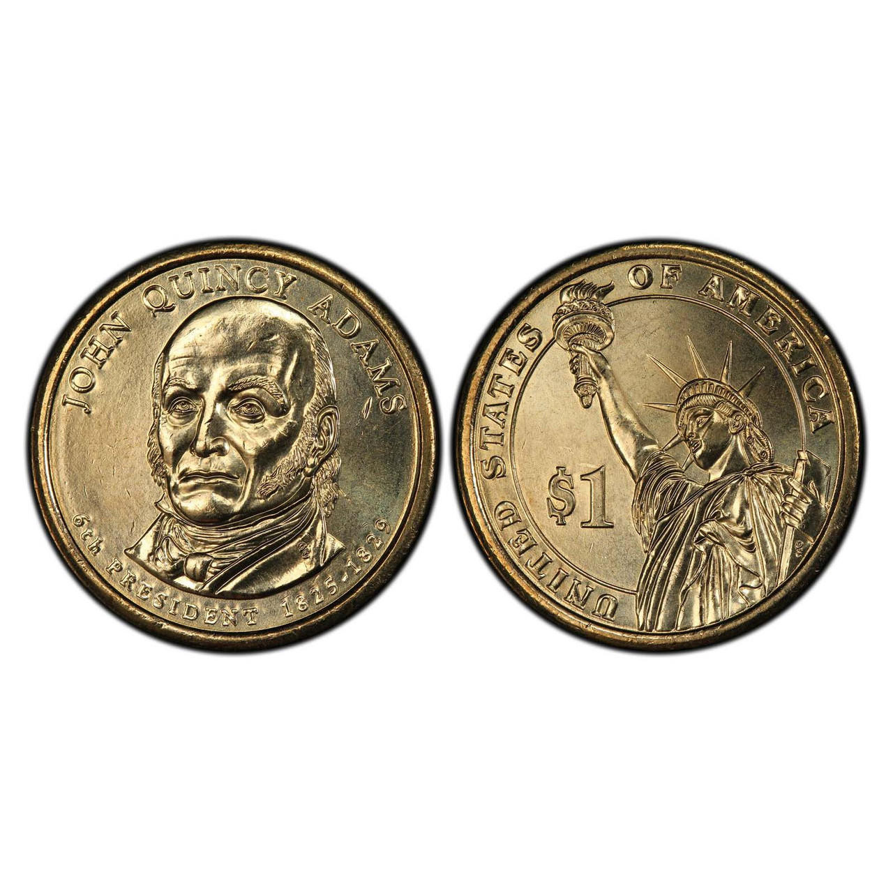 Buy 2008-D John Quincy Adams Presidential Dollar online.