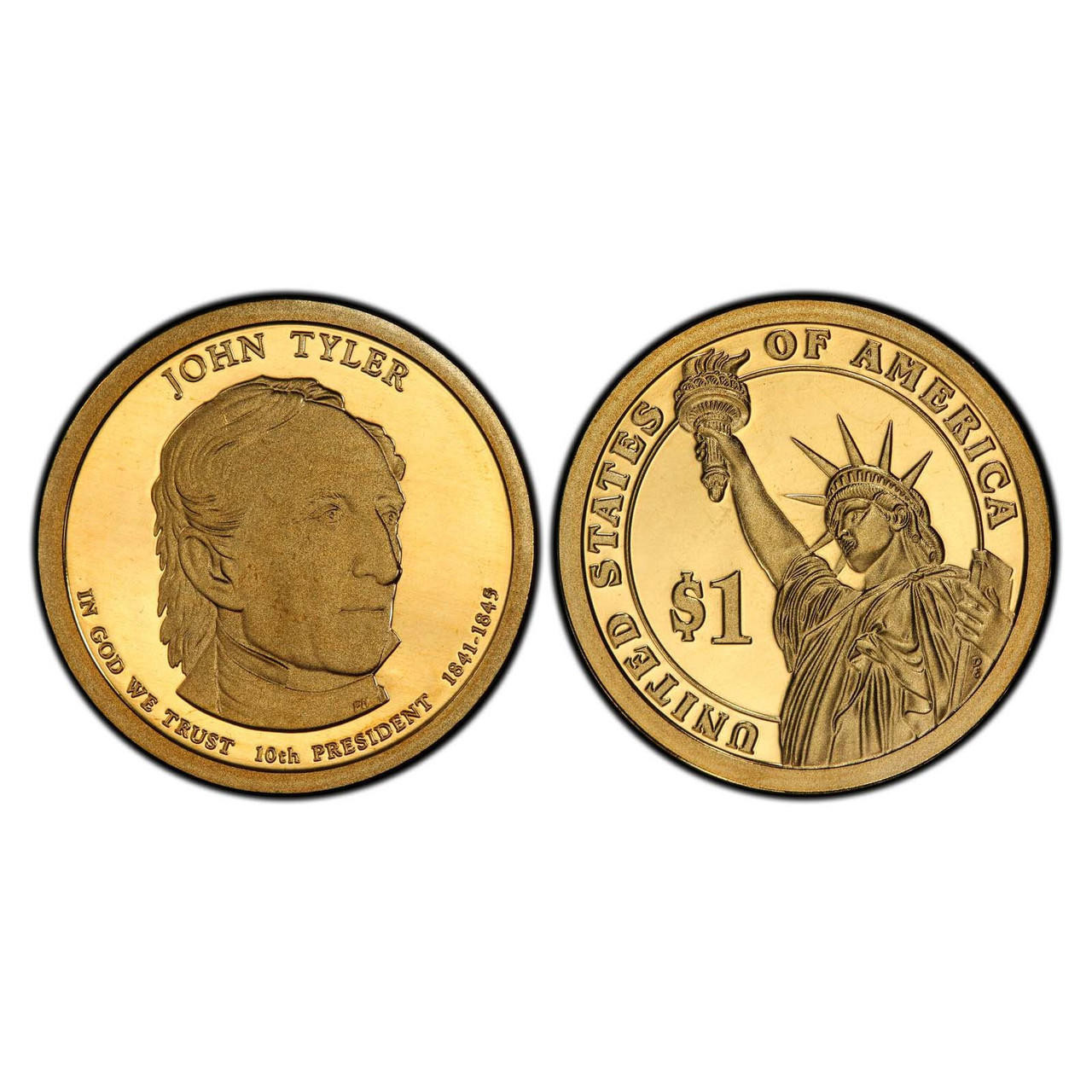 PRESIDENT 2007年9.3号 お金の常識 Buy 2009-S John Tyler Presidential Dollar - Proof online.