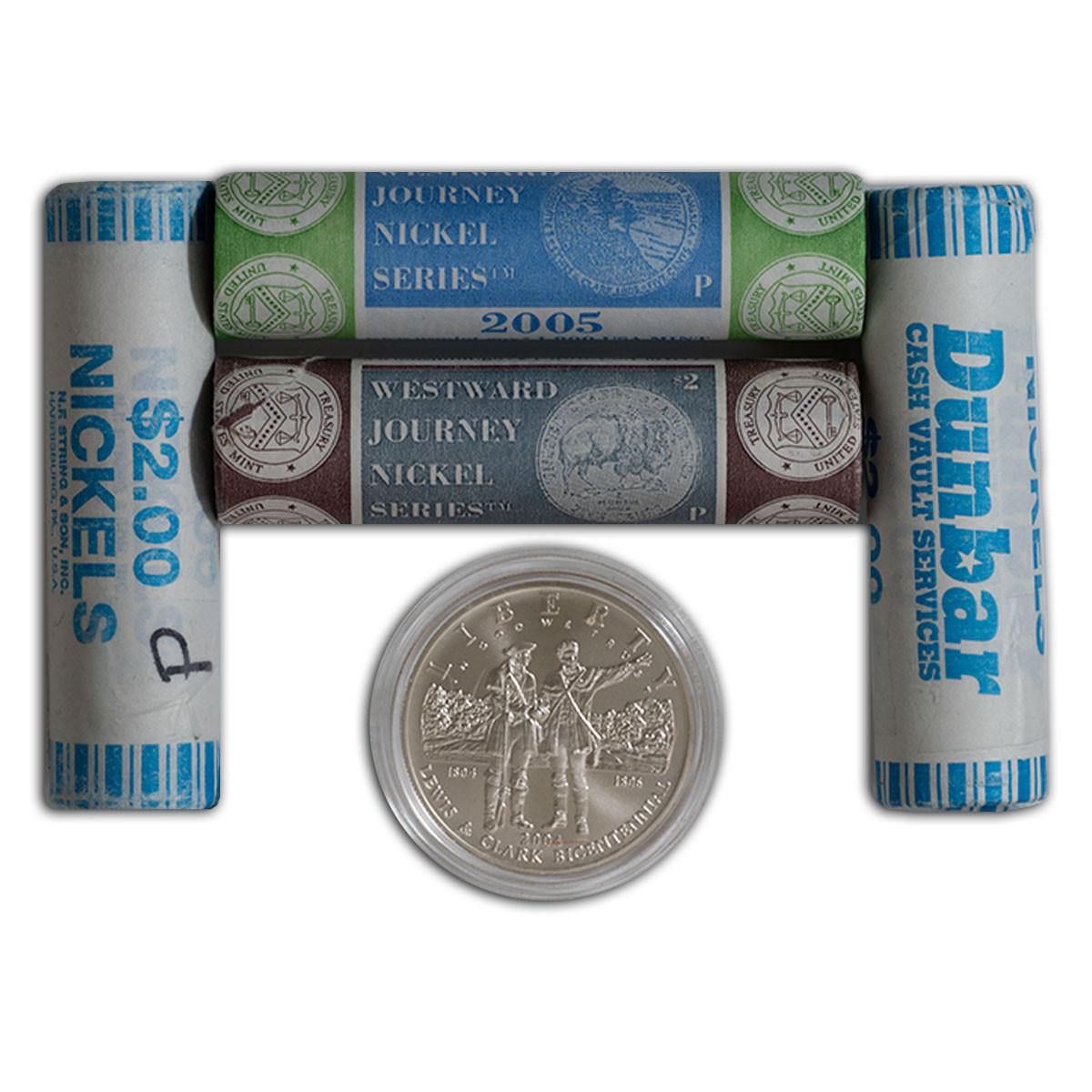 Westward Journey Nickel Series with Lewis & Clark Silver Dollar