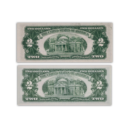 1953 and 1963 $2 Bill Collectors 2pc Set