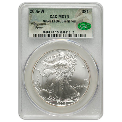 Buy 2006-W Burnished Silver Eagle Online - 2006-W Burnished