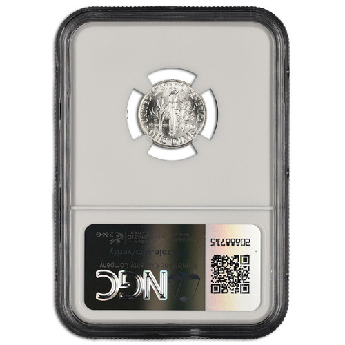 ☆nff☆ coincide ringwhite nff48 1963 Roosevelt Dime NGC MS64 FS-805 Doubled Die Reverse