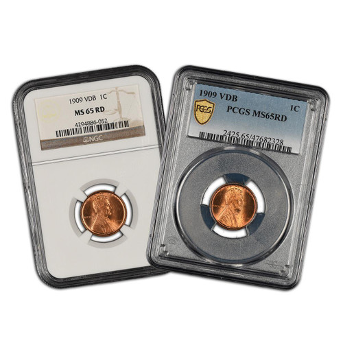 Buy 1909 VDB Lincoln Cent NGC/PCGS MS65RD Online