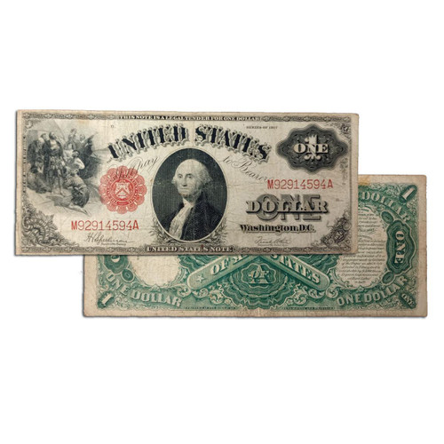 1917 $1 Washington Saw Horse Note