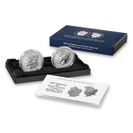 Bullionshark 2024-S Morgan and Peace Dollar Reverse Proof 2-Coin Set in OGP