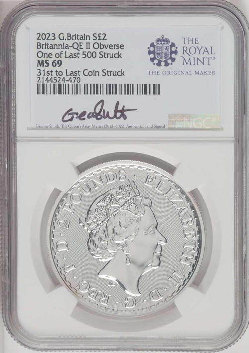 1000 MS Royal Succession Coin NGC MS69 | Rare Coins For Sale