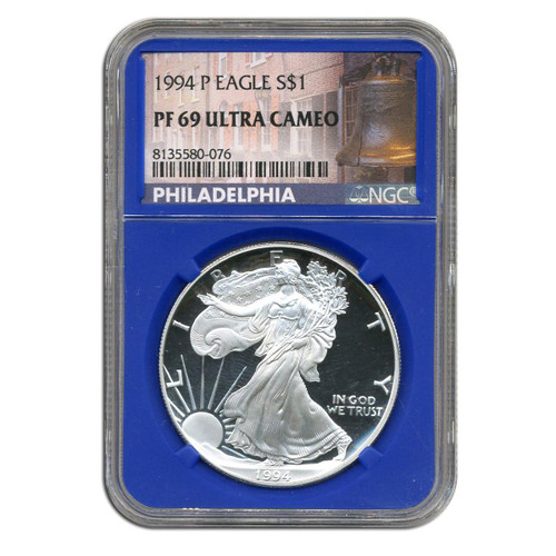 1994 Silver Eagle NGC PF69 UCAM - Key Date