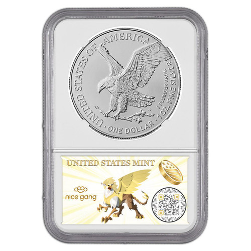 2025年 アメリカ シルバーイーグル Privy NGC 【初期5万枚限定】 2025 (P) Silver Eagle NGC GEM BU - First Eagle Privy 1 of