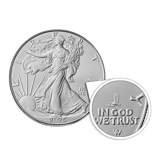 2025 アメリカ シルバーイーグル First Eagle Privy 2025 Eagle Privy American Silver Eagle Coin (BU)