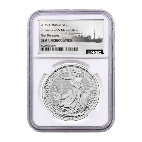 新品未開封FrogTree 麟核 銀明水 Silver Sacred Water 2025 Fiji $1 1-oz Silver Aztec-Mayan Dragon UHR Antiqued NGC