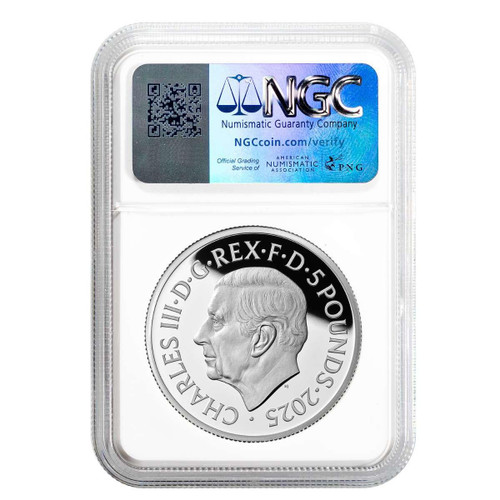 2025 £5 2 oz Silver Britannia NGC PF70 UCAM First Releases
