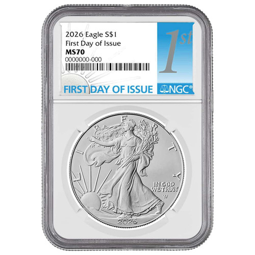 2026 Silver Eagle NGC MS70 First Day Of Issue - 40th Anniversary