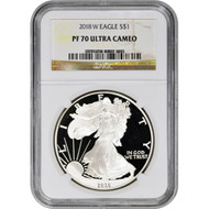 2018-W American Silver Eagle Proof - NGC PF70 UCAM