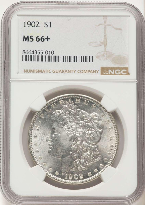 1902 S$1 Morgan Silver Dollar Coin NGC MS66 + | Rare Coins For Sale