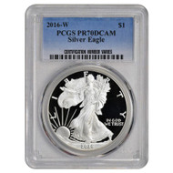 2016-W American Silver Eagle Proof - PCGS PR70 DCAM