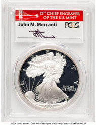 1986-S S$1 Proof American Silver Eagle Coin PCGS PR70 DCAM