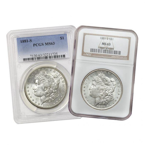 Pre-21 Morgan Silver Dollar Certified For Sale