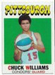 Chuck Williams 1971-72 Topps Rookie Card 218 (a)