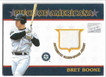 Bret Boone 2002 Bazooka Piece of Americana GAME-WORN JERSEY Card PA-BB