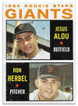 Jesus Alou, Ron Herbel 1964 Giants Rookies Topps Card 47