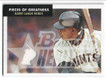 Barry Bonds 2007 Bowman Heritage Pieces of Greatness Card PG-BB