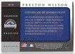 Preston Wilson 2005 Leaf Patch Off My Back Multi-Colored Patch Card SB 3-0